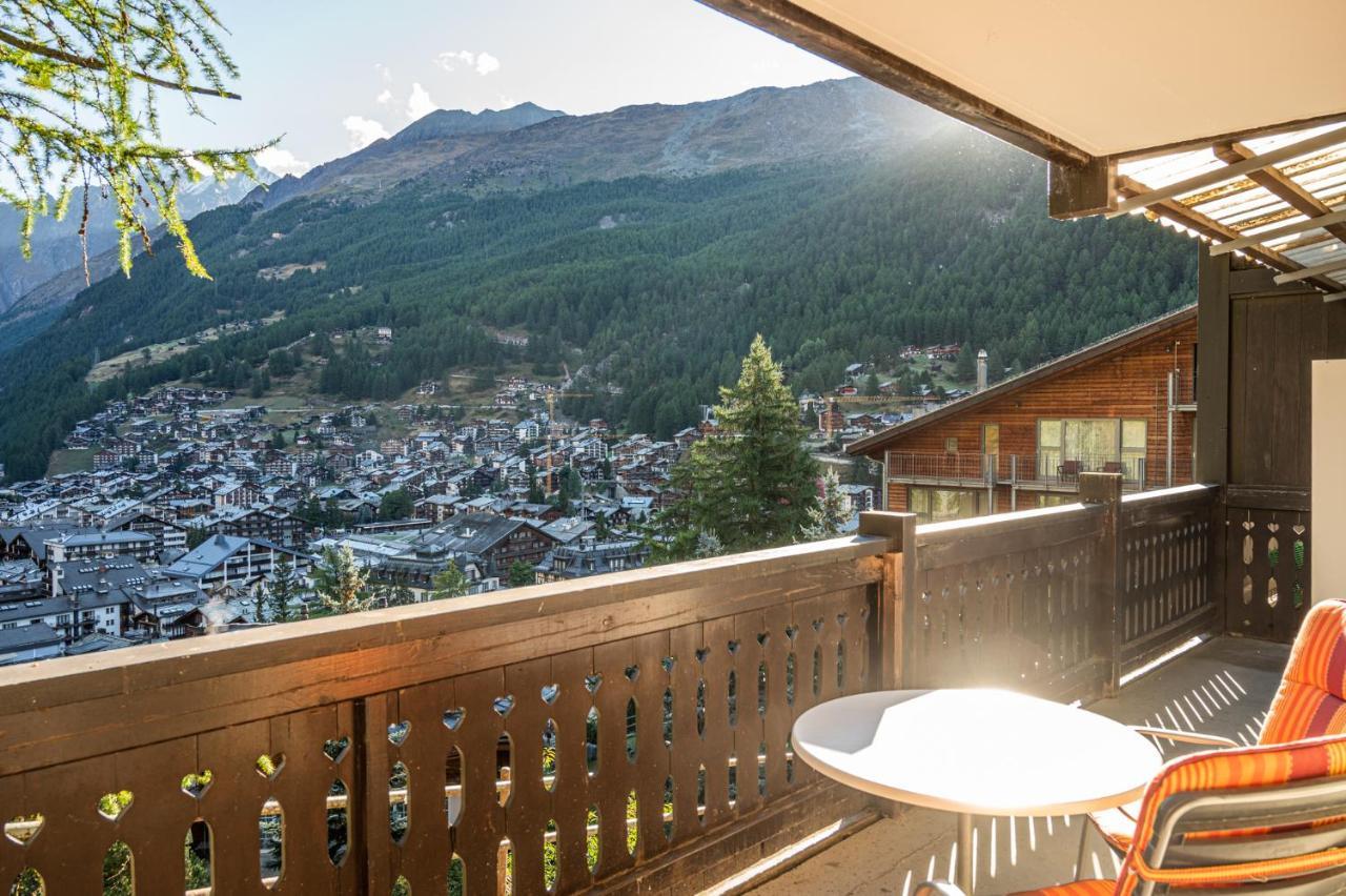 Studio Direkt Im Zentrum, Tolle Terrasse, Aussicht ツェルマット エクステリア 写真